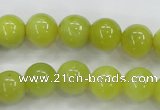 CKA06 15.5 inches 12mm round Korean jade gemstone beads