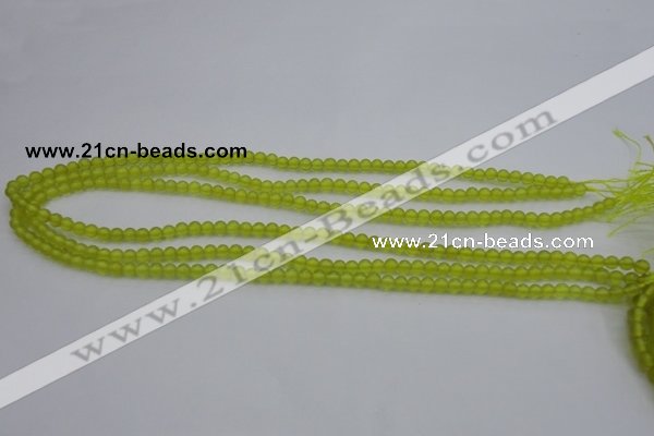 CKA201 15.5 inches 4mm round Korean jade gemstone beads