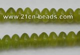 CKA214 15.5 inches 6*10mm rondelle Korean jade gemstone beads