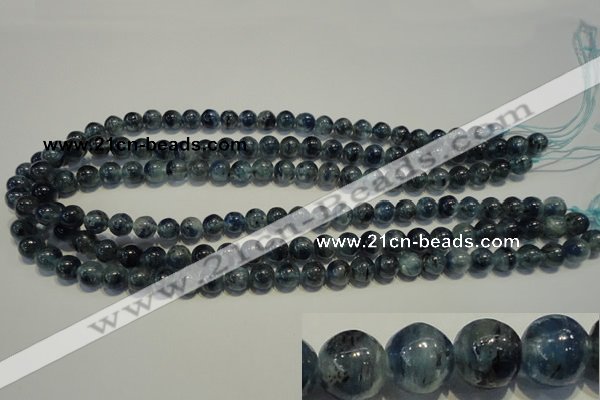 CKC462 15.5 inches 8mm round natural kyanite beads wholesale