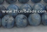 CKC705 15.5 inches 14mm faceted round imitation blue kyanite beads