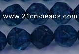 CKC715 15.5 inches 14mm faceted nuggets imitation kyanite beads
