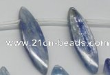 CKC82 Top drilled 10*35mm marquise natural kyanite gemstone beads