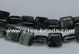 CKJ02 15.5 inches 8*8mm square kambaba jasper beads wholesale