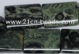 CKJ11 15.5 inches 22*30mm flat tube kambaba jasper beads wholesale