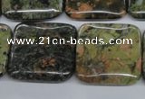 CKJ153 15.5 inches 25*25mm square New kambaba jasper beads
