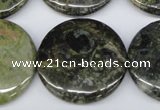 CKJ160 15.5 inches 30mm flat round New kambaba jasper beads