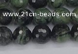 CKJ312 15.5 inches 8mm faceted round kambaba jasper beads