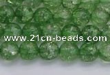 CKQ337 15.5 inches 8mm round dyed crackle quartz beads wholesale