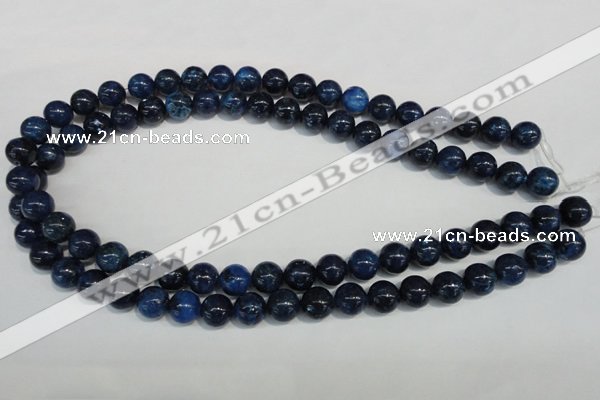CKU103 15.5 inches 10mm round dyed kunzite beads wholesale
