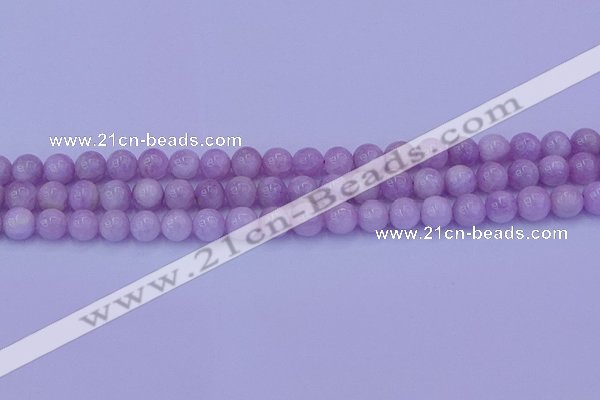 CKU262 15.5 inches 8mm round natural pink kunzite beads