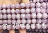 CKU322 15.5 inches 10mm round natural pink kunzite beads