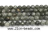 CLB1251 15 inches 10mm faceted round labradorite beads wholesale