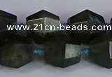 CLB233 15.5 inches 13*15mm - 15*17mm faceted nuggets labradorite beads