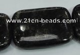 CLB311 15.5 inches 30*40mm rectangle black labradorite gemstone beads