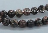 CLD03 15.5 inches 8mm round leopard skin jasper beads wholesale