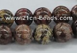CLD05 15.5 inches 12mm round leopard skin jasper beads wholesale