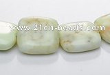 CLE25 square lemon turquoise 15*15mm gemstone beads Wholesale