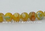 CLG601 16 inches 6mm round lampwork glass beads wholesale