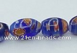 CLG613 5PCS 16 inches 7*12mm rice lampwork glass beads wholesale
