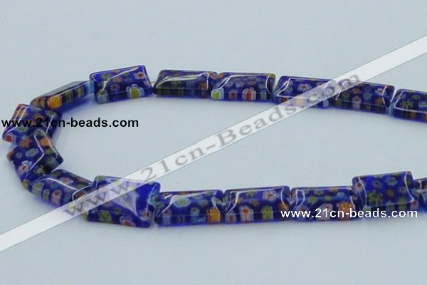 CLG622 5PCS 16 inches 13*18mm rectangle lampwork glass beads wholesale