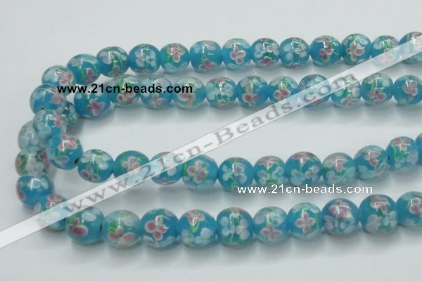 CLG755 15.5 inches 10mm round lampwork glass beads wholesale