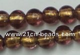 CLG835 15.5 inches 8mm round lampwork glass beads wholesale