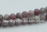 CLI51 15.5 inches 6mm round natural lilac jasper beads wholesale