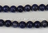 CLJ222 15.5 inches 8mm round dyed sesame jasper beads wholesale