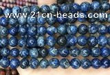 CLJ521 15.5 inches 4mm,6mm,8mm,10mm & 12mm round sesame jasper beads