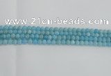 CLR70 15.5 inches 6mm round imitation larimar beads wholesale