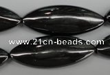 CME09 15.5 inches 15*40mm marquise hematite gemstone beads