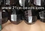 CME244 15.5 inches 10*11mm - 10*12mm pumpkin garnet beads