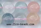 CMG478 15 inches 10mm round morganite gemstone beads