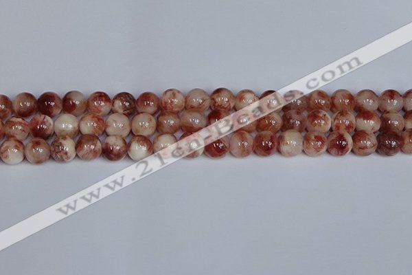 CMJ1166 15.5 inches 8mm round jade beads wholesale