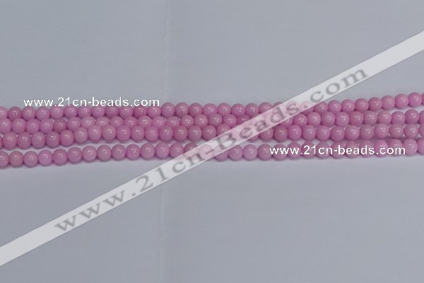 CMJ155 15.5 inches 4mm round Mashan jade beads wholesale
