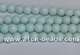 CMJ211 15.5 inches 4mm round Mashan jade beads wholesale