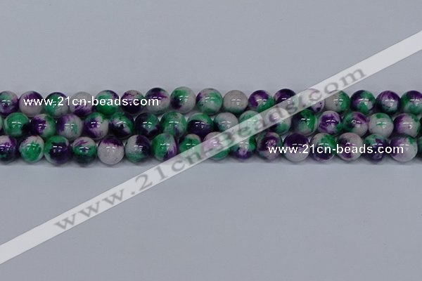 CMJ600 15.5 inches 12mm round rainbow jade beads wholesale