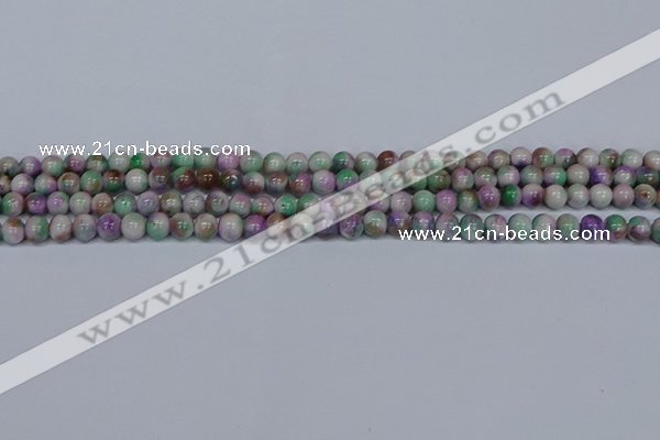 CMJ716 15.5 inches 6mm round rainbow jade beads wholesale