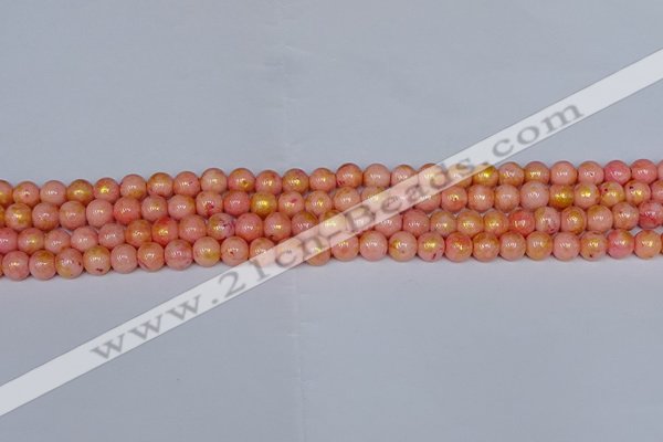 CMJ910 15.5 inches 4mm round Mashan jade beads wholesale