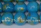 CMJ954 15.5 inches 12mm round Mashan jade beads wholesale