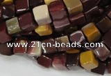 CMK70 15.5 inches 8*8mm cube mookaite gemstone beads wholesale
