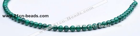 CMN03 A grade round 5mm natural malachite beads Wholesale