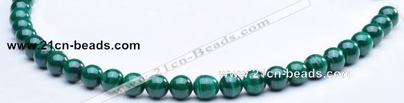 CMN05 8mm round A grade natural malachite beads wholesale