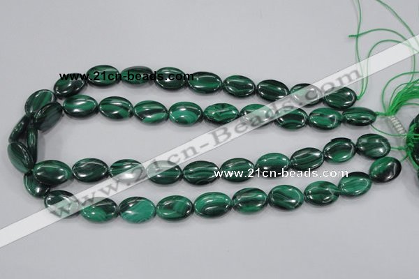 CMN105 15.5 inches 15*20mm oval natural malachite beads wholesale
