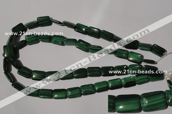 CMN316 15.5 inches 13*18mm rectangle natural malachite beads wholesale