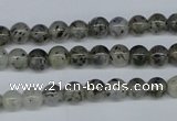 CMO02 15.5 inches 6mm round moss quartz beads wholesale