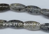 CMO10 15.5 inches 10*20mm rice moss quartz beads wholesale