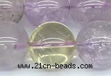 CMQ583 15 inches 14mm round mixed quartz beads