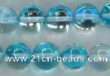 CMS1554 15.5 inches 12mm round synthetic moonstone beads wholesale